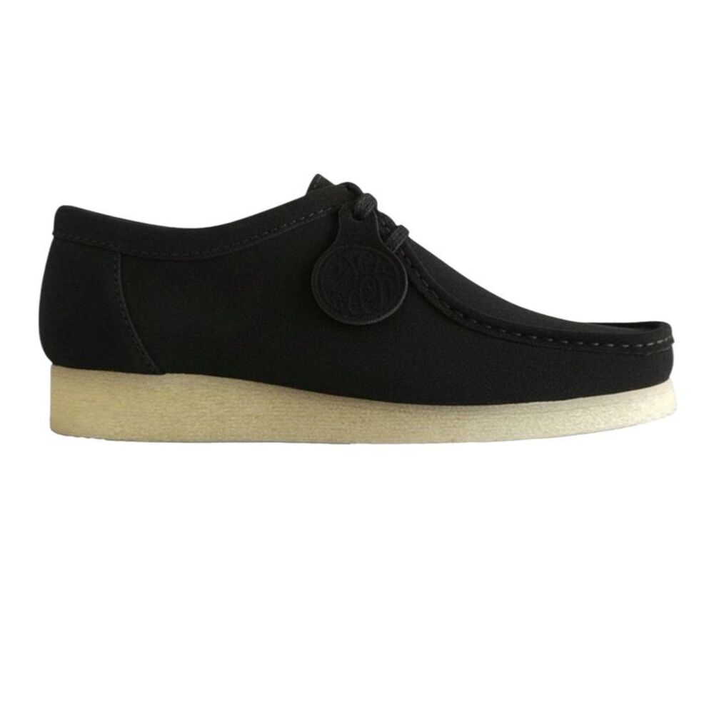 Pretty Green Mens Koala Leather Flat Oxford Shoes / Black